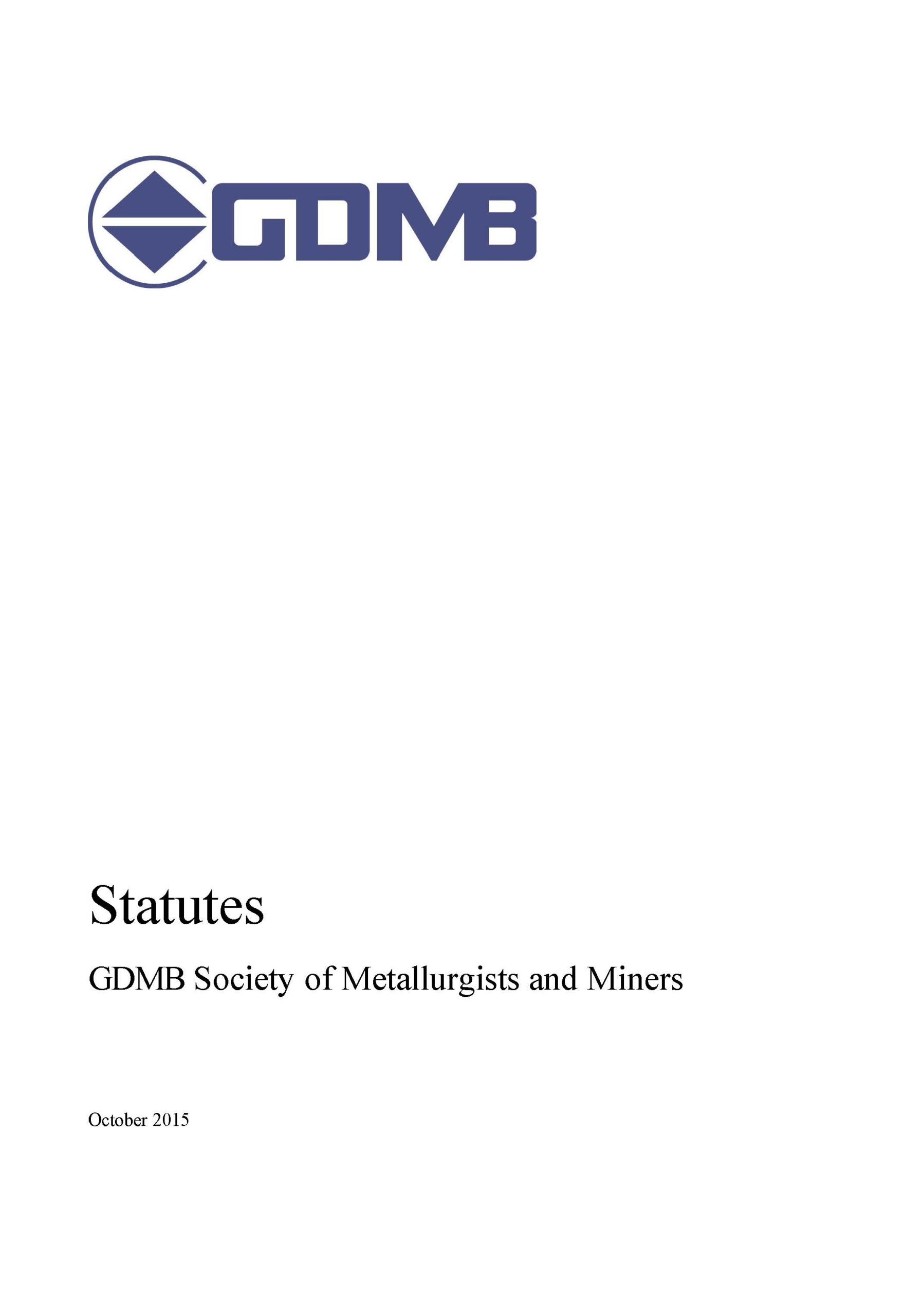 Statues GDMB